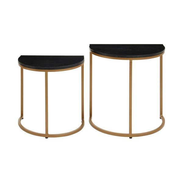 Su marmuriniu stalviršiu šoniniai stalai 2 vnt. 28x45 cm Varana – Premier Housewares