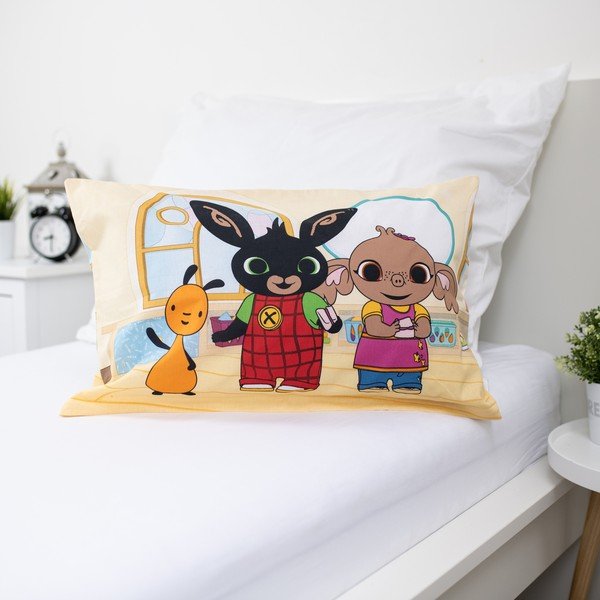 Iš medvilnės vaikiška patalynė vaikiškai lovai 100x135 cm Králíček Bing Playroom – Jerry Fabrics-image-3