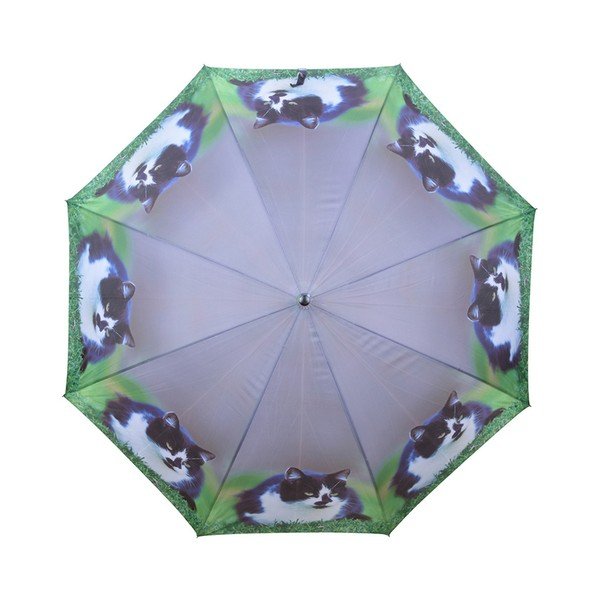Tamsiai mėlynas skėtis su katėmis Esschert Design, ⌀ 120 cm-image-1