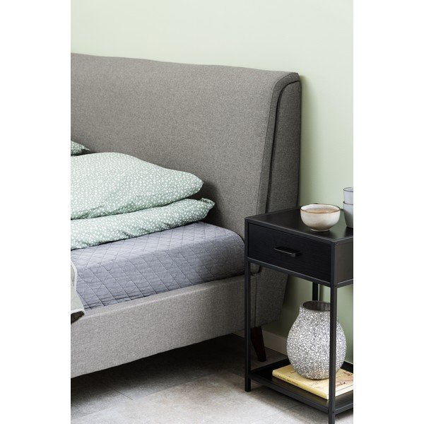 Juodas naktinis staliukas Actona Seaford-image-2