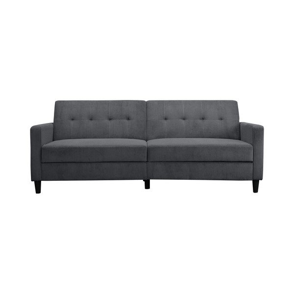 Iš kordinio velveto sofa pilkos spalvos 203 cm Hartford – Støraa