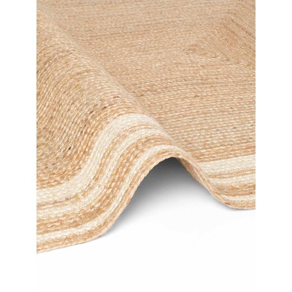 Rankų darbo kreminės spalvos/natūralios spalvos iš džiuto kilimas 160x230 cm Jutta – Hanse Home-image-3