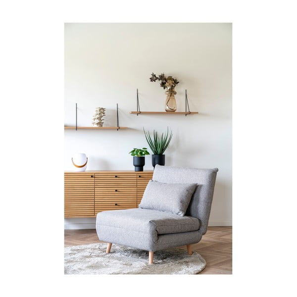 Iš stiklo  vaza šviesiai rudos spalvos (aukštis 31 cm) – House Nordic-image-4