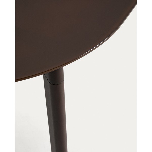 Sodo valgomojo stalas su stikliniu stalviršiu 90x180 cm Erice – Kave Home-image-3