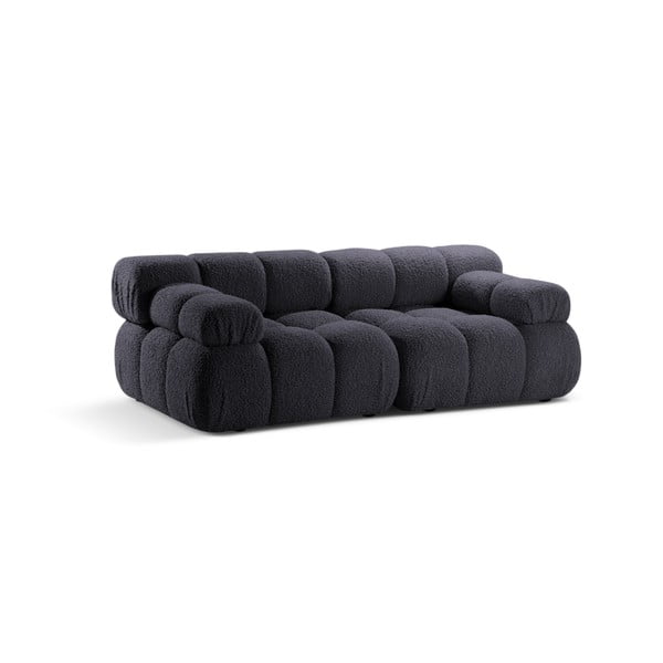 Iš boucle sofa antracito spalvos 188 cm Bellis – Micadoni Home-image-4