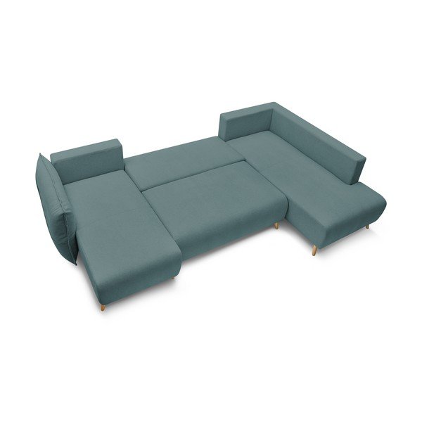 Sulankstoma kampinė sofa turkio spalvos (su dešiniuoju kampu/„U“ formos) Nessa – Bobochic Paris-image-4