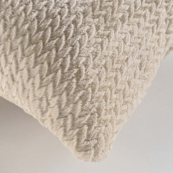 Iš mikroflanelės dekoratyvinė pagalvėlė 45x45 cm Flanela – douceur d'intérieur-image-2