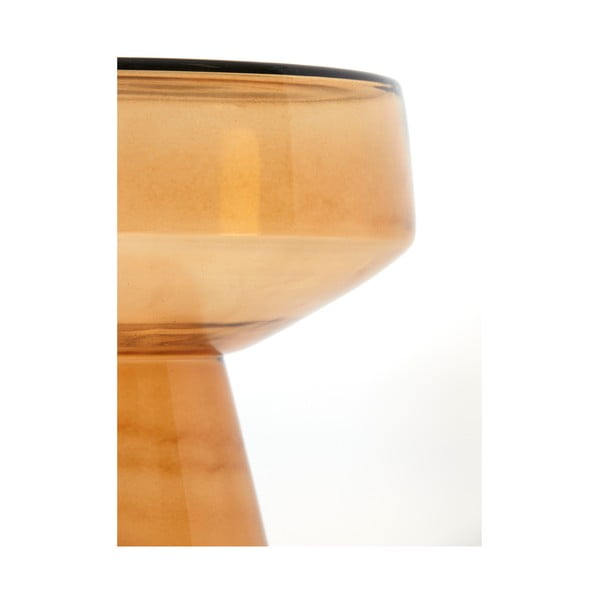 Iš stiklo apvalios formos šoninis stalas ø 37 cm Dakwa – Light & Living-image-2