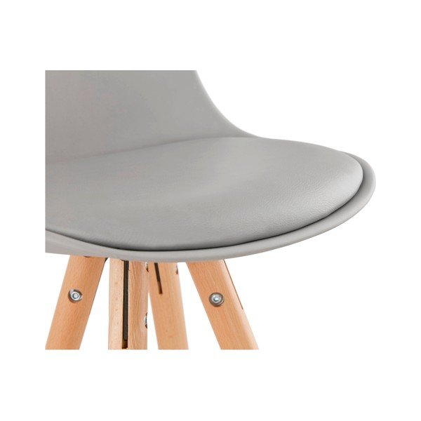 Pilka baro kėdė Kokoon Anau, sėdynės aukštis 64 cm-image-1