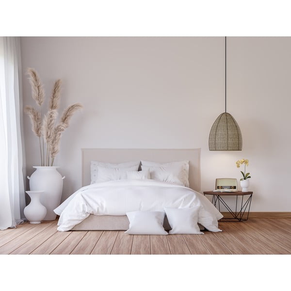 Smėlio spalvos minkštas lovos galvūgalis 160x100 cm Edmond - Really Nice Things-image-3