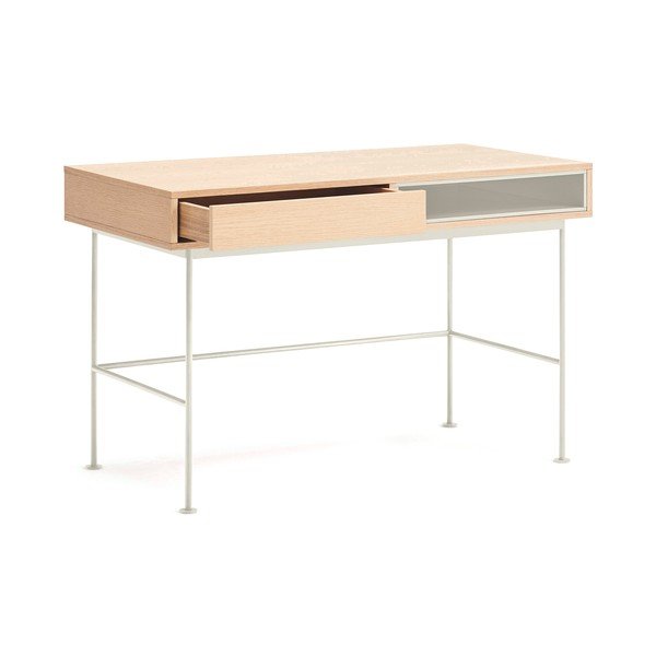 Rašomasis stalas su ąžuolo dekoro stalviršiu 60x120 cm Yoko – Teulat-image-3