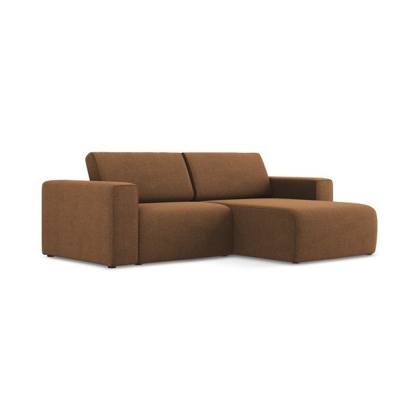 Oranžinės spalvos kampinė sofa (su dešiniuoju kampu) Kalea – Makamii-image-2