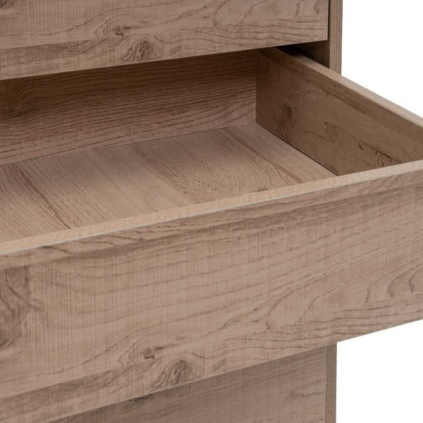 Natūralios spalvos atvira modulinė spinta iš ąžuolo 60x180x45 cm Modular – Casa Selección-image-3