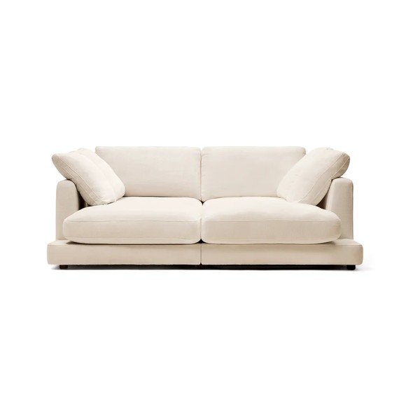 Sofa kreminės spalvos 210 cm Gala – Kave Home
