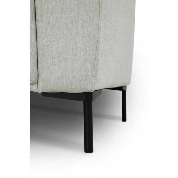 Kampinė sofa šviesiai pilkos spalvos (su kairiuoju kampu) Loosdrecht – Scandic-image-4