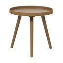 Apvalios formos šoninis stalas ø 41 cm Sasha – WOOOD