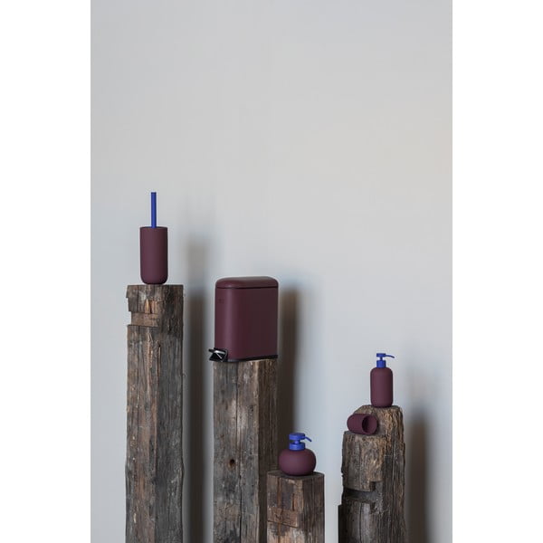 Tamsiai violetinės spalvos iš keramikos dantų šepetėlio indas Lotus Play – Mette Ditmer Denmark-image-2