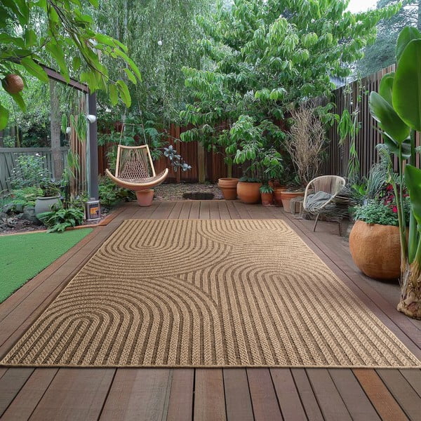 Rudos spalvos lauko ir vidaus kilimas 160x230 cm Timber 1401 – Ayyildiz Carpets-image-1