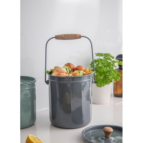 Plieno konteineriai kompostuojamoms atliekoms (3 vnt.) - Kitchen Craft-image-4