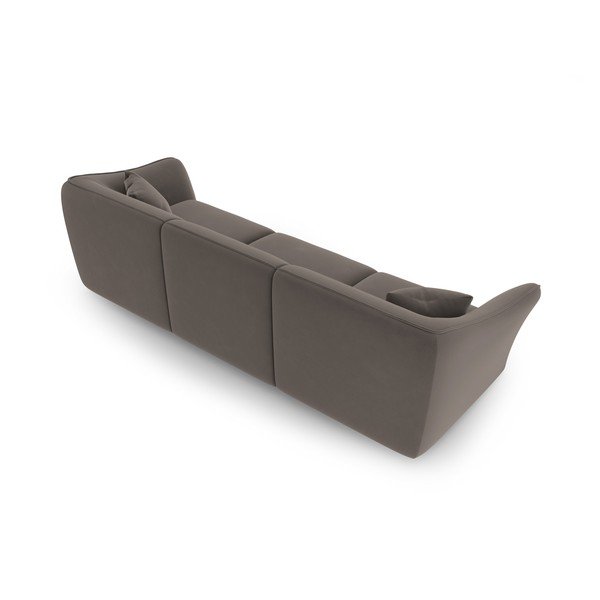 Iš velveto sofa rudos spalvos 292 cm Tokyo – Cosmopolitan Design-image-3