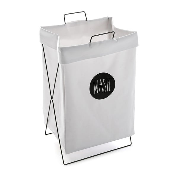 Baltas skalbinių krepšys Versa Minimal 