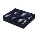 Tamsiai mėlyna batų saugojimo dėžė Kasuri Range