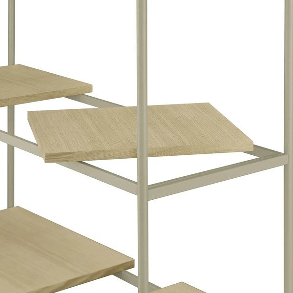 Natūralios spalvos pastatoma lentyna iš ąžuolo 105x170x40 cm Sukoya – Blomus-image-4