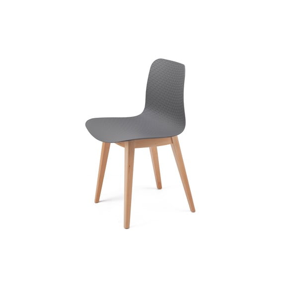 2 pilkų valgomojo kėdžių rinkinys Bonami Selection Koda