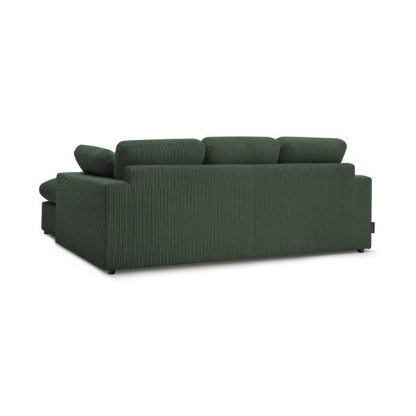 Žalios spalvos kampinė sofa iš kordinio velveto Belair – Bobochic Paris-image-4