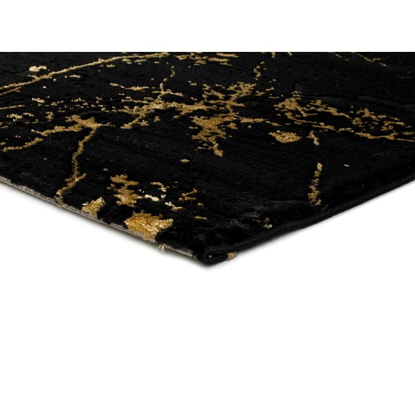 Juodas kilimas Universal Gold Marble, 60 x 120 cm-image-2