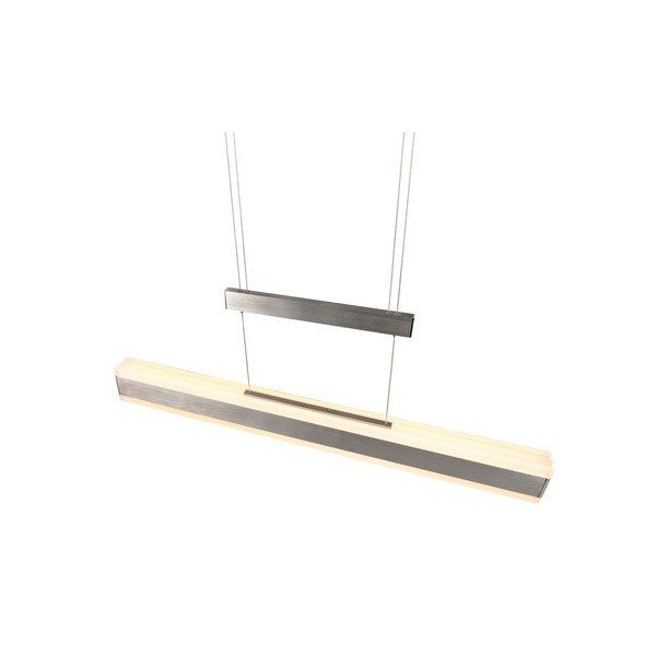 Matinės sidabrinės spalvos kabantis šviestuvas LED su metaliniu gaubtu Arcola – Trio-image-4