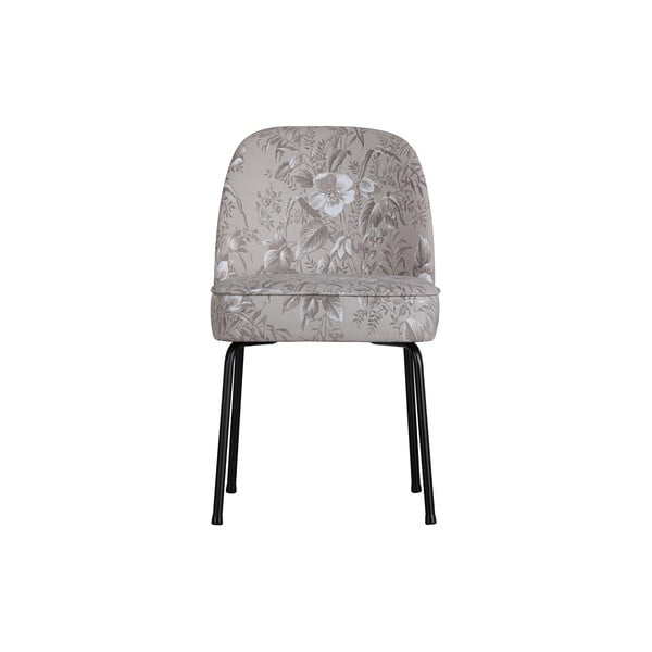 Valgomojo kėdės iš aksomo pilkos spalvos 2 vnt. Vogue – BePureHome