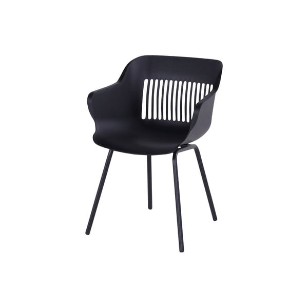 Plastikinės sodo kėdės juodos spalvos 2 vnt. Jill Rondo – Hartman