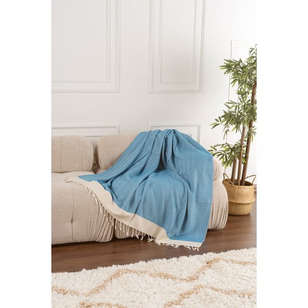 Turkio spalvos antklodė ir pledas 150x200 cm Baliksirti – Mijolnir-image-2