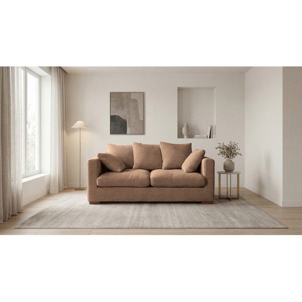 Sofa iš kordinio velveto šviesiai rudos spalvos 175 cm Comfy – Scandic-image-4