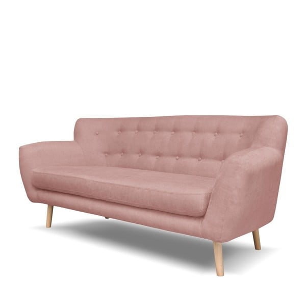 Šviesiai rožinė sofa Cosmopolitan design London, 192 cm-image-2