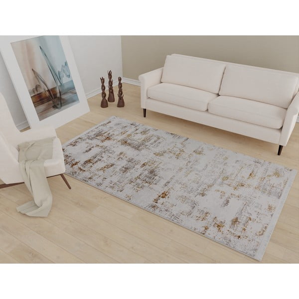 Skalbiamas kilimas kreminės spalvos/auksinės spalvos 120x180 cm Gold – Vitaus-image-1