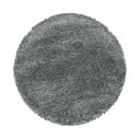 Apvalios formos kilimas pilkos spalvos ø 160 cm Fluffy – Ayyildiz Carpets