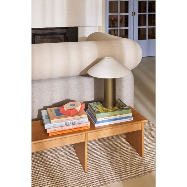 TV spintelė natūralios spalvos iš ąžuolo 99x30 cm Doppio – Hübsch-image-1