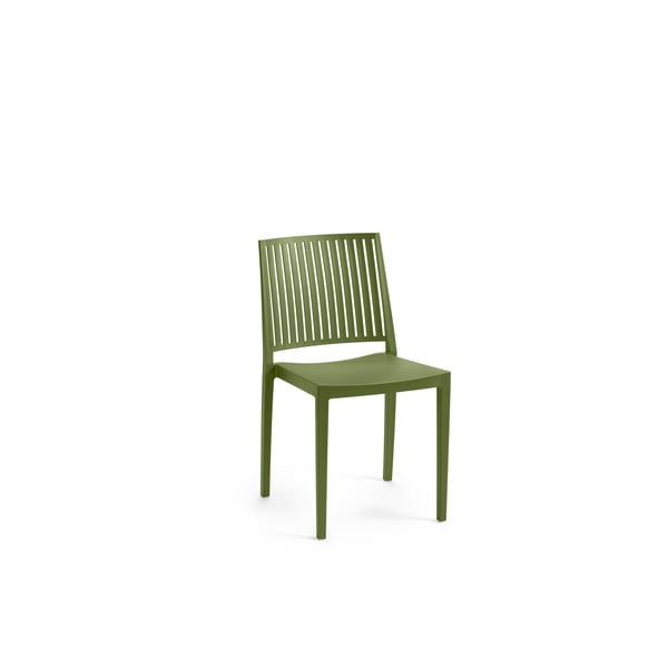 Žalia plastikinė sodo kėdė Bars - Rojaplast