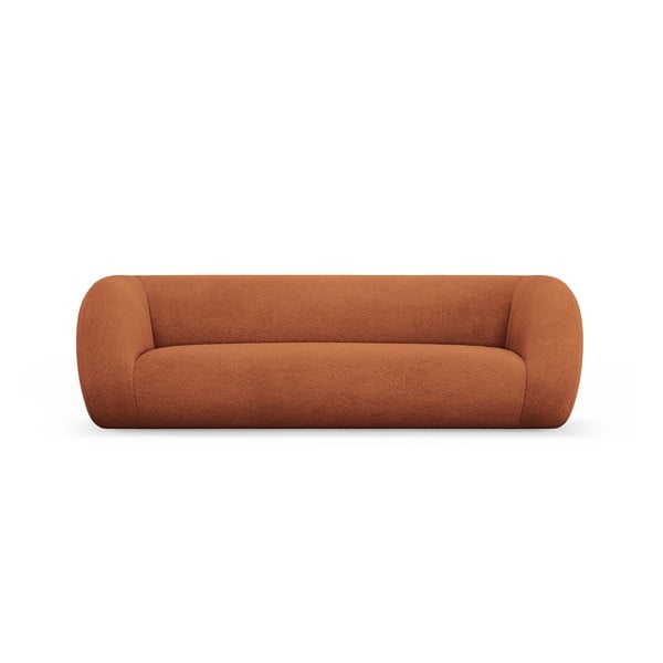 Sofa iš boucle oranžinės spalvos 230 cm Essen – Cosmopolitan Design