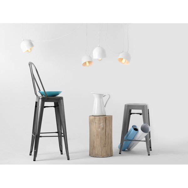 Baltas pakabinamas šviestuvas su 4 lemputėmis CustomForm Popo-image-3