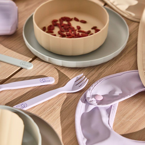 Plastikiniai vaikiški valgomojo rinkiniai 3 vnt. Pullo – OYOY Mini-image-1