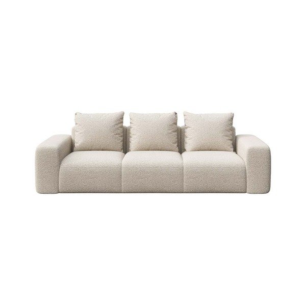 Smėlio spalvos iš boucle sofa 287 cm Monce – Rodier