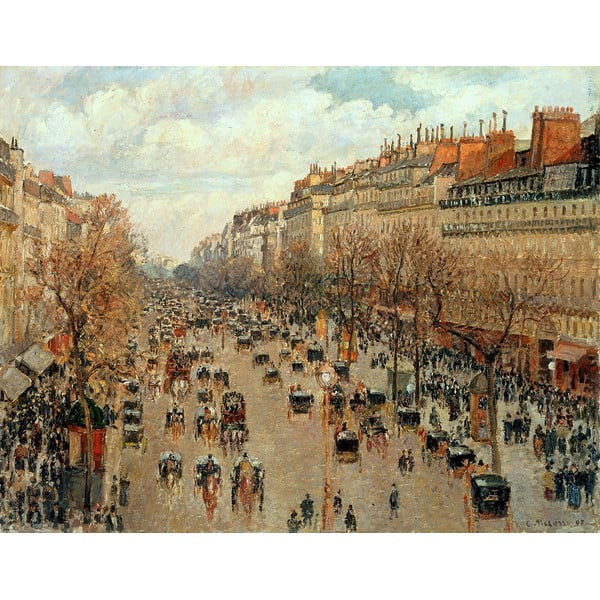 Camille Pissarro reprodukcija Boulevard Montmartre Eremitage, 90 x 70 cm