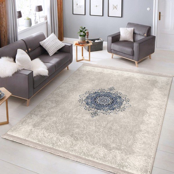 Pilkai smėlio spalvos kilimas 120x180 cm - Mila Home-image-2