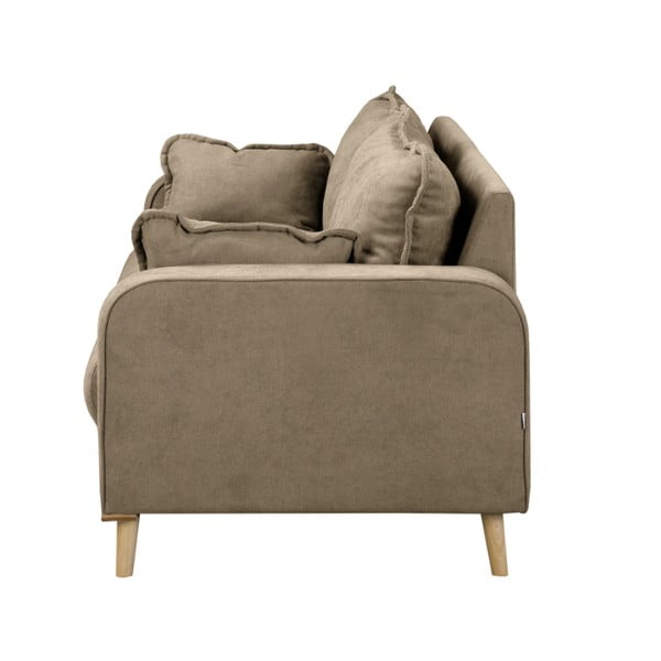 Šviesiai ruda sofa 193 cm Beata - Ropez-image-3