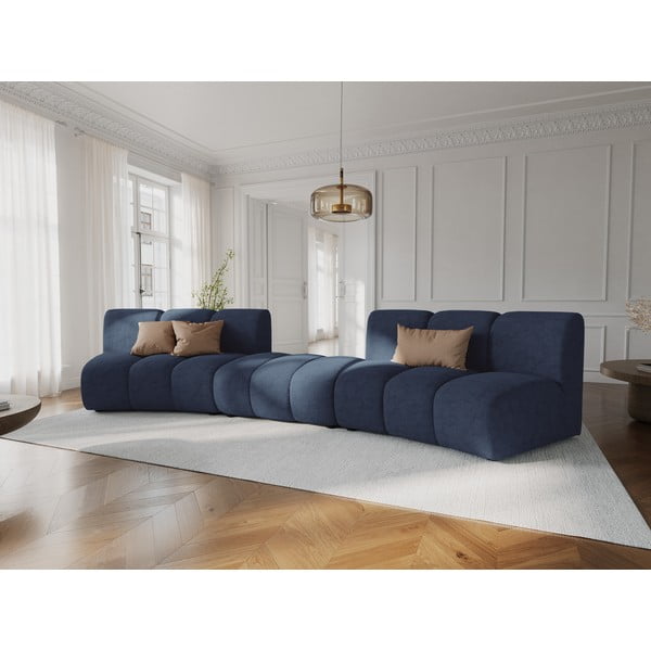 Sofa mėlynos spalvos 367 cm Lupine – Micadoni Home-image-1