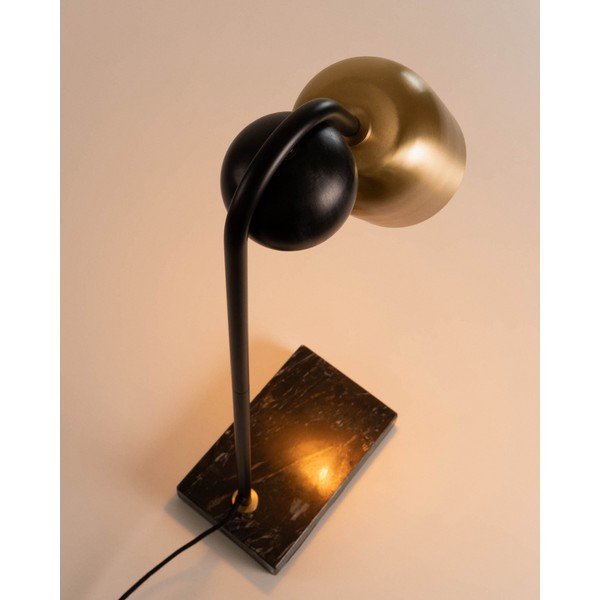 Stalinis šviestuvas juodos spalvos/auksinės spalvos (aukštis 60 cm) Natsumi – Kave Home-image-2