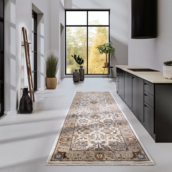 Kilimas rudos spalvos/kreminės spalvos 80x190 cm Egon – Villeroy&Boch-image-1